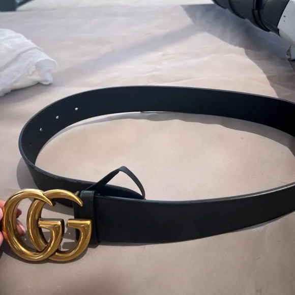 Gucci | Accessories | Gucci Marmont 25 Reedition Wide Belt  display picture 1